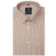 Stripes Peach Shirt : Business