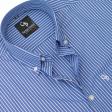 Stripes Blue Shirt : Business