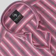 Stripes Pink Shirt : Business