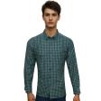 Checks Green Shirt : Business