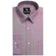 Plain Mauve Shirt : Business
