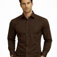 Plain Brown Shirt : Business