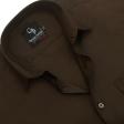 Plain Brown Shirt : Business