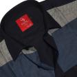 Combination Navy Blue Shirt : Party