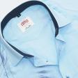 Handpainted Light Blue Shirt : Ditto