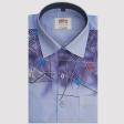 Handpainted Blue Shirt : Ditto