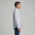 Self Design Light Blue Shirt : Slim