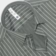 Stripes Dark Green Shirt : Slim
