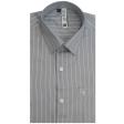 Stripes Gray Shirt : Slim