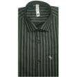 Stripes Dark Green Shirt : Slim