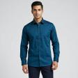 Plain Blue Shirt : Business
