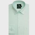 Plain Light Green Shirt : Business