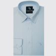 Self Design Blue Shirt : Business
