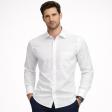Self Design White Shirt : Business
