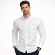 Self Design White Shirt : Business