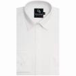 Self Design White Shirt : Business