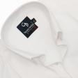 Self Design White Shirt : Business
