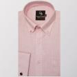 Self Design Pink Shirt : Business