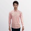 Self Design Pink Shirt : Business