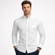 Self Design White Shirt : Business
