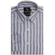 Stripes Blue Shirt : Business