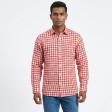 Checks Red Shirt : Business
