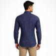 Plain Navy Blue Shirt : Business