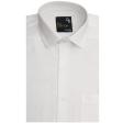 Self Design White Shirt : Business