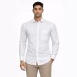 Self Design White Shirt : Business