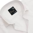 Self Design White Shirt : Business