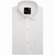 Self Design White Shirt : Business