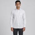 Self Design White Shirt : Business
