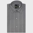 Checks Dark Gray Shirt : Business
