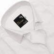 Self Design White Shirt : Business