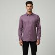 Plain Mauve Shirt : Business