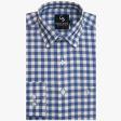 Checks Blue Shirt : Business