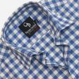 Checks Blue Shirt : Business