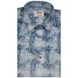 Print Blue Shirt : Ditto