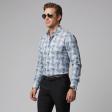 Print Blue Shirt : Ditto