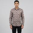 Print Brown Shirt : Ditto