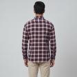 Checks Maroon Shirt : Ditto