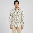 Print Cream Shirt : Party