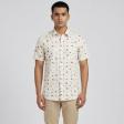 Print Cream Shirt : Party