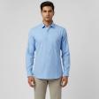 Plain Blue Shirt : Business