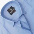 Plain Blue Shirt : Business
