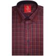 Combination Maroon Shirt : Party