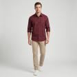 Combination Maroon Shirt : Party