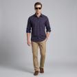 Combination Navy Blue Shirt : Party
