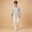 Combination Cream Shirt : Party