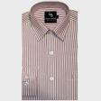 Stripes Brown Shirt : Business